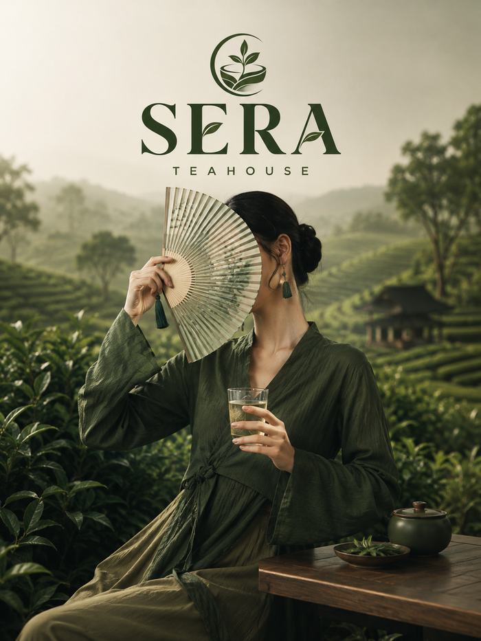 Sera Teahouse glass cup